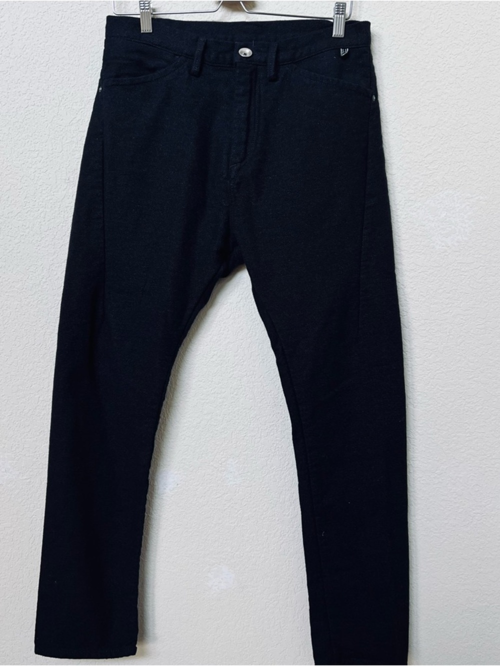 Matias USA Men’s Lunado Slim Fit Pants Size 31 Black  100% Brushed Cotton